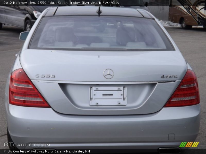 Iridium Silver Metallic / Ash/Grey 2012 Mercedes-Benz S 550 4Matic Sedan