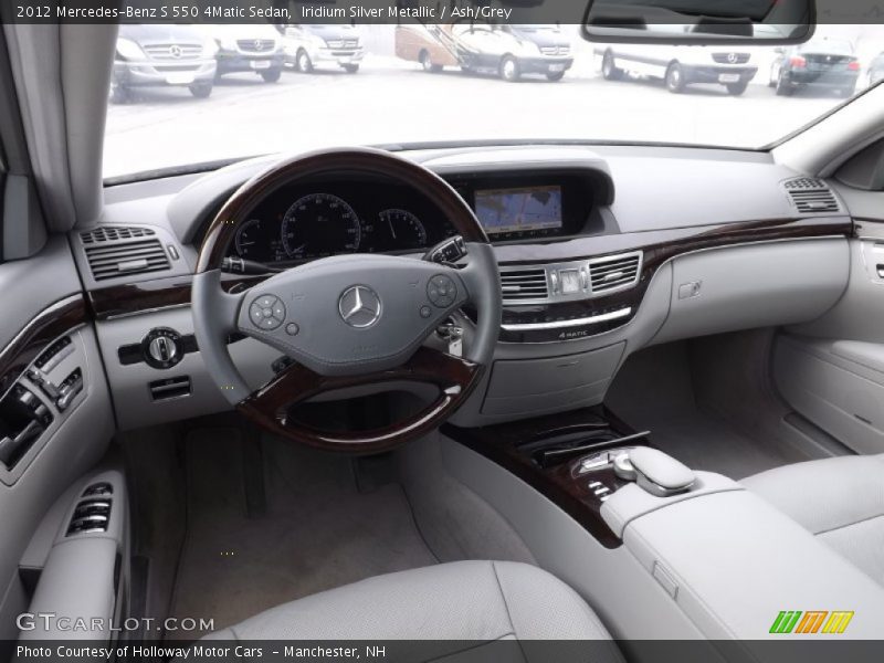 Iridium Silver Metallic / Ash/Grey 2012 Mercedes-Benz S 550 4Matic Sedan