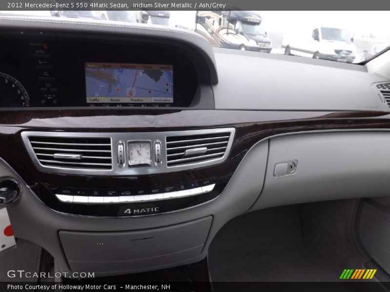 Iridium Silver Metallic / Ash/Grey 2012 Mercedes-Benz S 550 4Matic Sedan