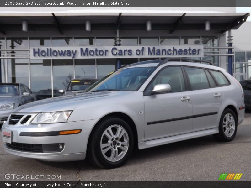 Silver Metallic / Slate Gray 2006 Saab 9-3 2.0T SportCombi Wagon