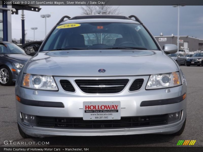 Silver Metallic / Slate Gray 2006 Saab 9-3 2.0T SportCombi Wagon