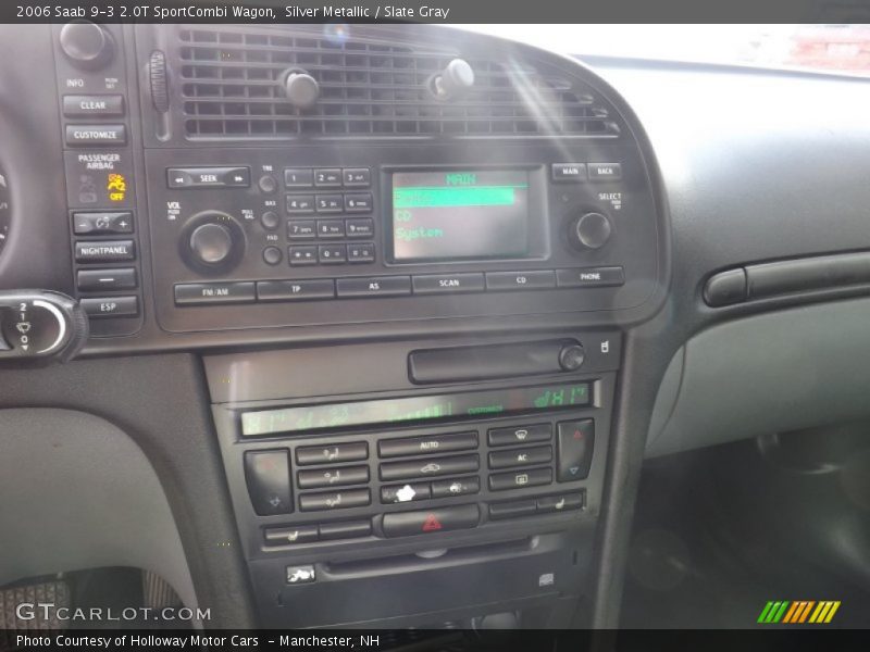 Controls of 2006 9-3 2.0T SportCombi Wagon