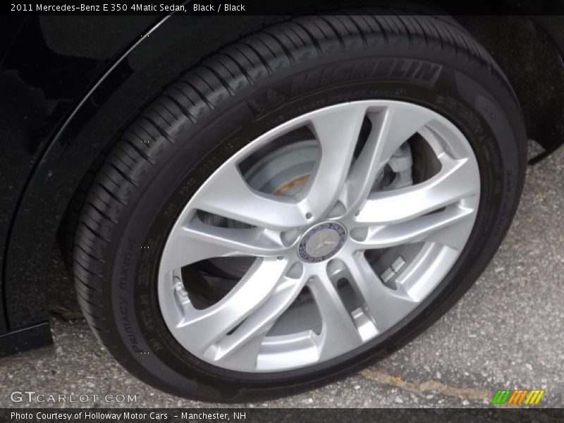 Black / Black 2011 Mercedes-Benz E 350 4Matic Sedan