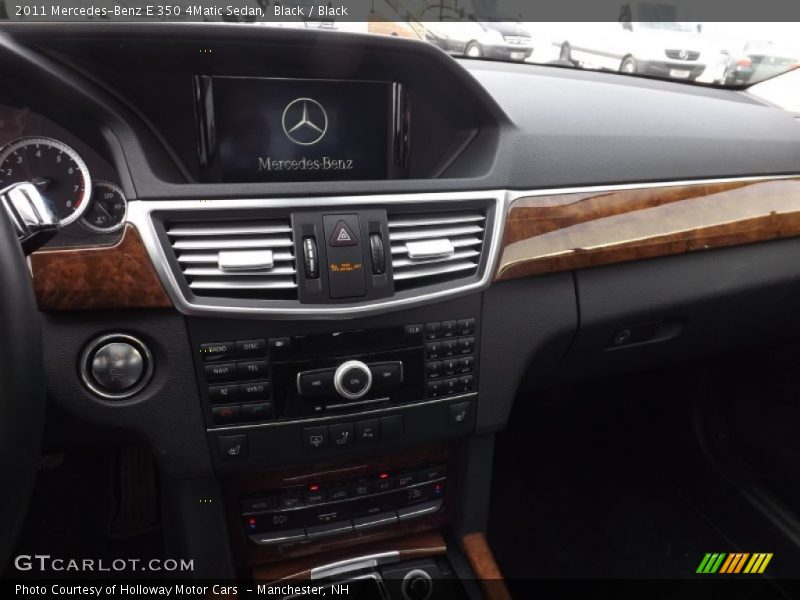 Black / Black 2011 Mercedes-Benz E 350 4Matic Sedan