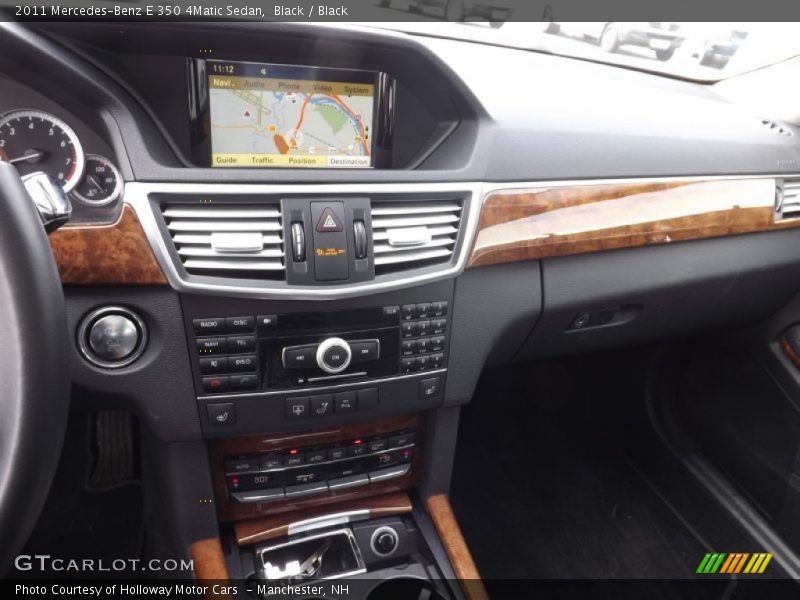 Black / Black 2011 Mercedes-Benz E 350 4Matic Sedan