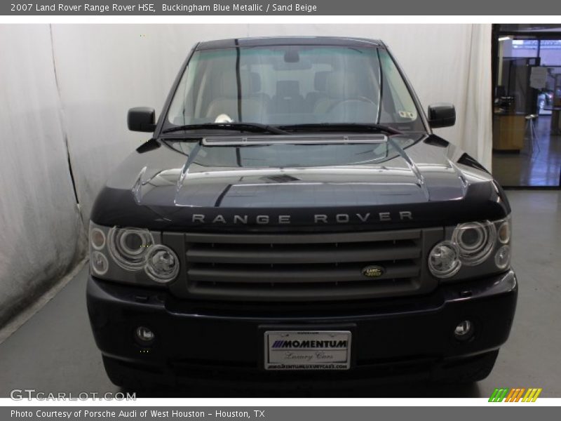 Buckingham Blue Metallic / Sand Beige 2007 Land Rover Range Rover HSE