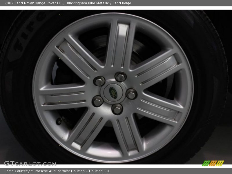 Buckingham Blue Metallic / Sand Beige 2007 Land Rover Range Rover HSE