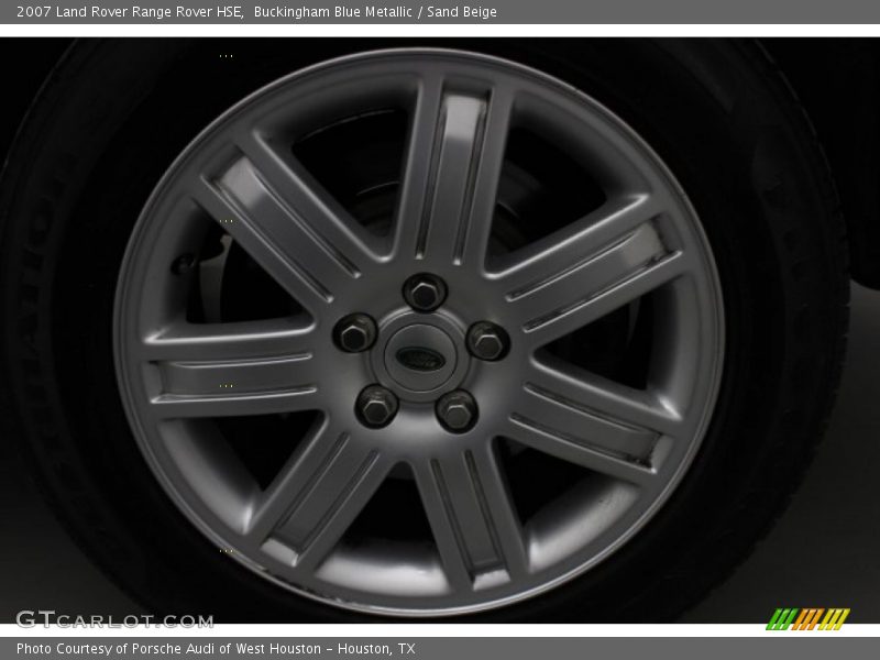 Buckingham Blue Metallic / Sand Beige 2007 Land Rover Range Rover HSE