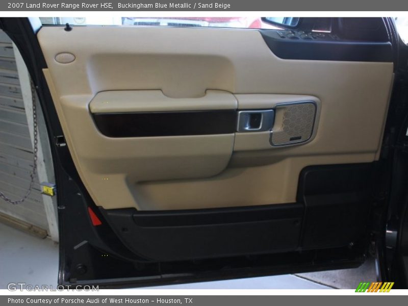 Buckingham Blue Metallic / Sand Beige 2007 Land Rover Range Rover HSE