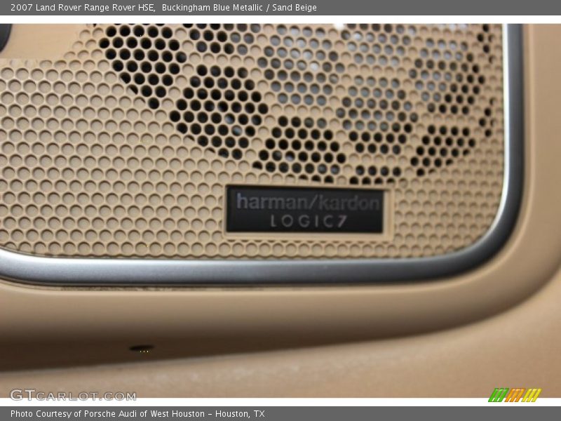 Buckingham Blue Metallic / Sand Beige 2007 Land Rover Range Rover HSE