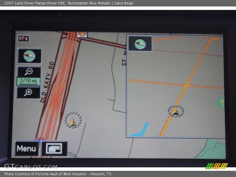 Buckingham Blue Metallic / Sand Beige 2007 Land Rover Range Rover HSE