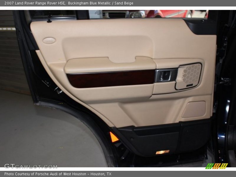 Buckingham Blue Metallic / Sand Beige 2007 Land Rover Range Rover HSE