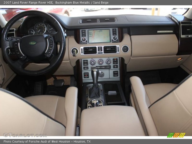 Buckingham Blue Metallic / Sand Beige 2007 Land Rover Range Rover HSE