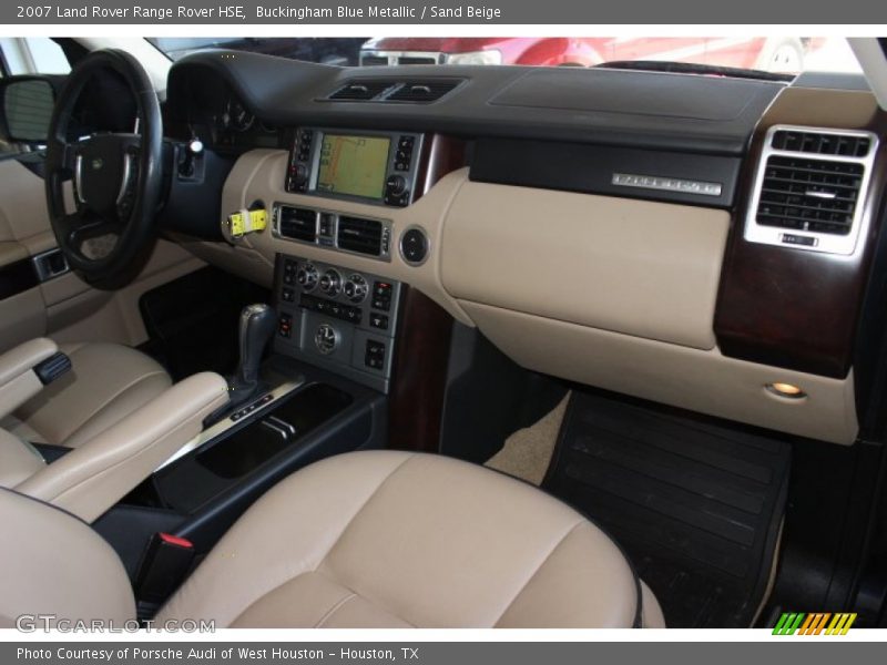 Buckingham Blue Metallic / Sand Beige 2007 Land Rover Range Rover HSE