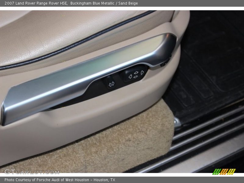 Buckingham Blue Metallic / Sand Beige 2007 Land Rover Range Rover HSE