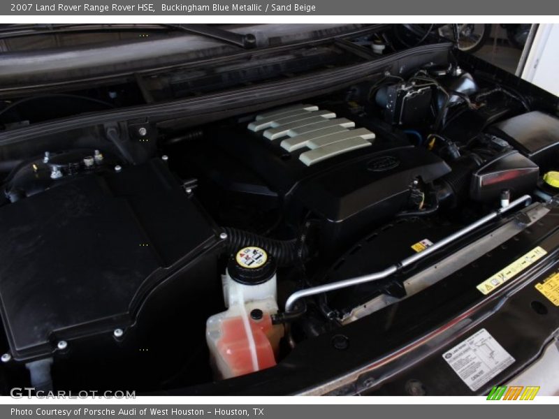 Buckingham Blue Metallic / Sand Beige 2007 Land Rover Range Rover HSE
