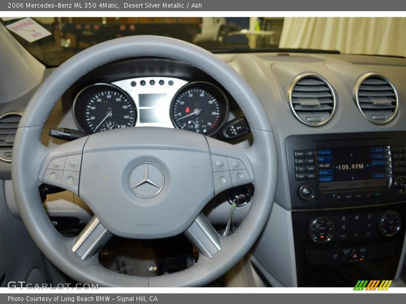 Desert Silver Metallic / Ash 2006 Mercedes-Benz ML 350 4Matic