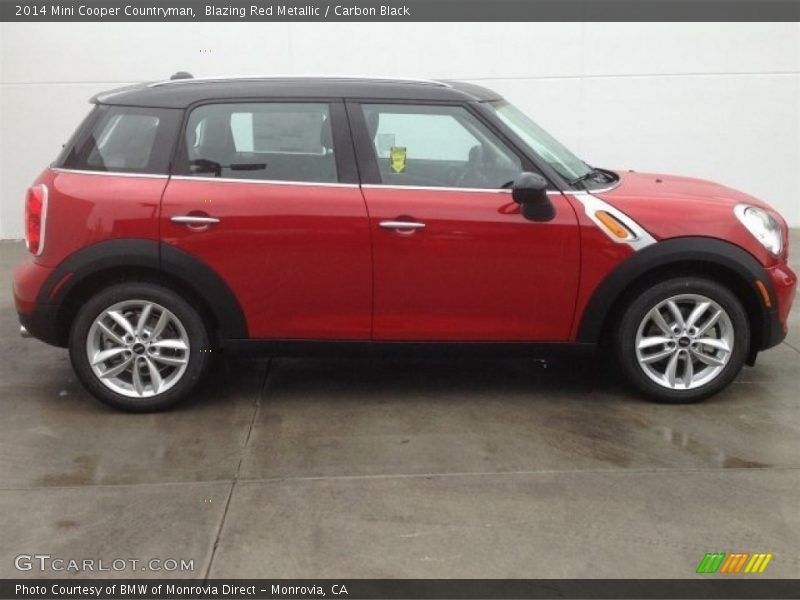  2014 Cooper Countryman Blazing Red Metallic