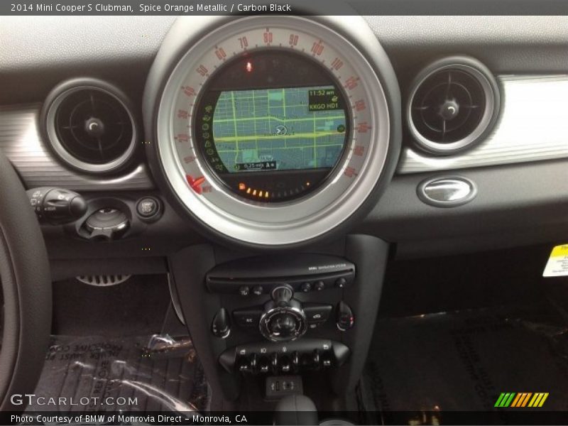 Spice Orange Metallic / Carbon Black 2014 Mini Cooper S Clubman