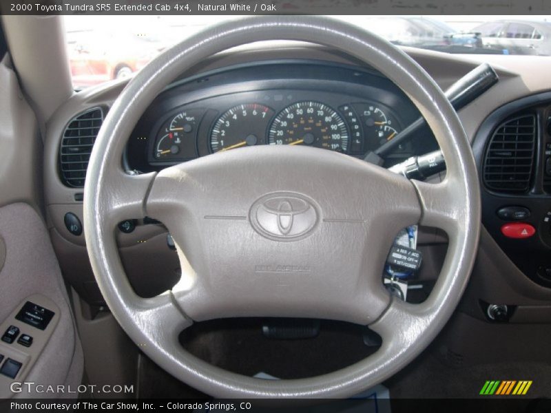 Natural White / Oak 2000 Toyota Tundra SR5 Extended Cab 4x4