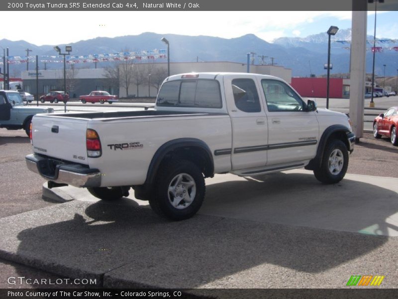 Natural White / Oak 2000 Toyota Tundra SR5 Extended Cab 4x4