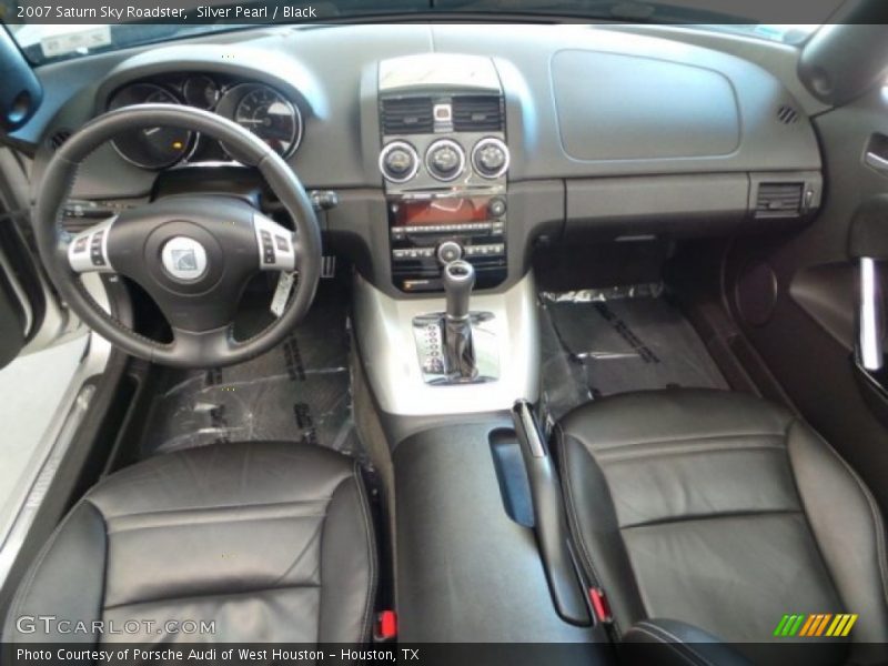 Silver Pearl / Black 2007 Saturn Sky Roadster