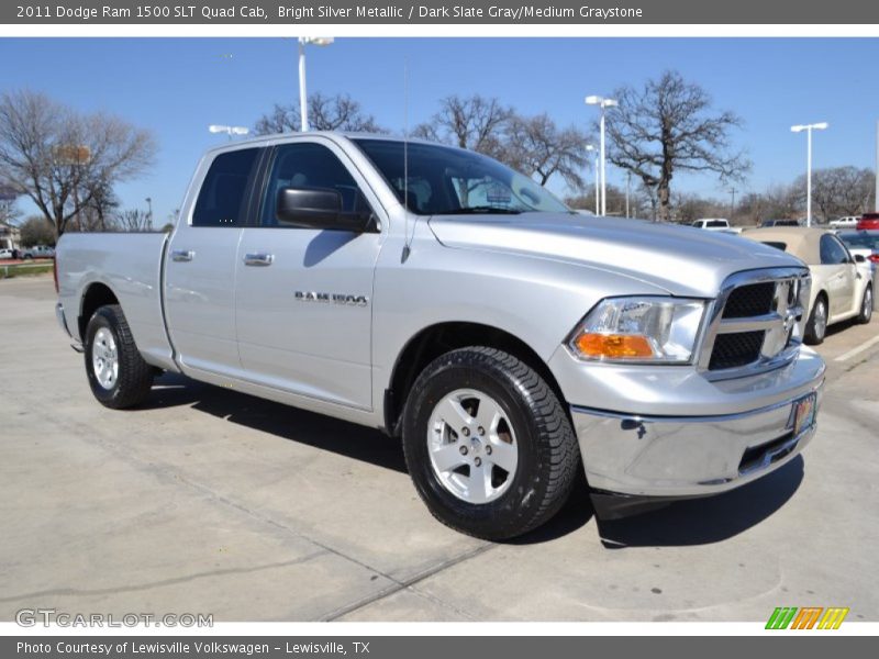 Front 3/4 View of 2011 Ram 1500 SLT Quad Cab