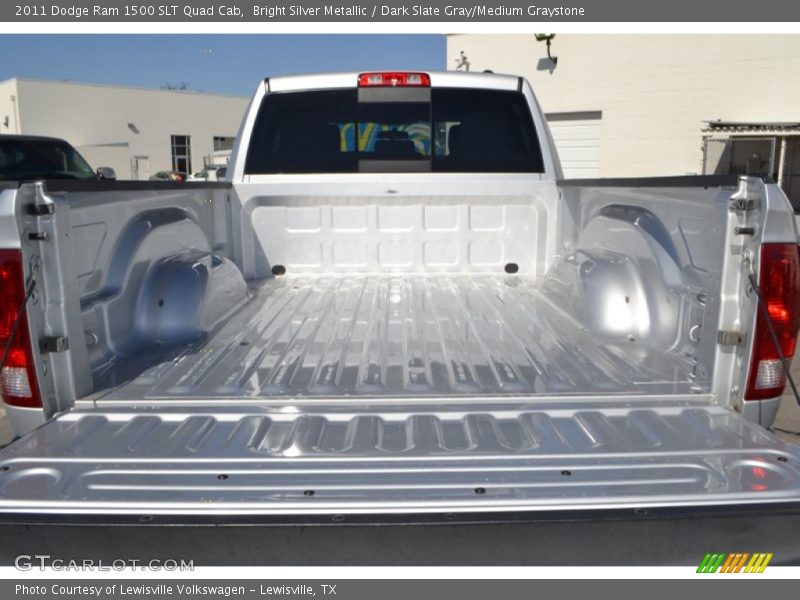 Bright Silver Metallic / Dark Slate Gray/Medium Graystone 2011 Dodge Ram 1500 SLT Quad Cab
