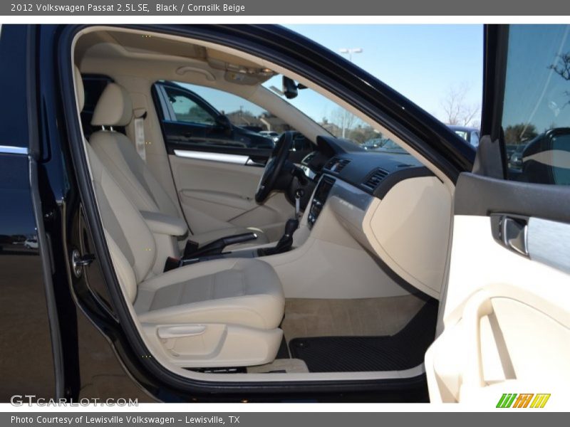 Black / Cornsilk Beige 2012 Volkswagen Passat 2.5L SE