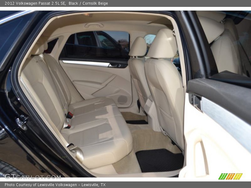 Black / Cornsilk Beige 2012 Volkswagen Passat 2.5L SE