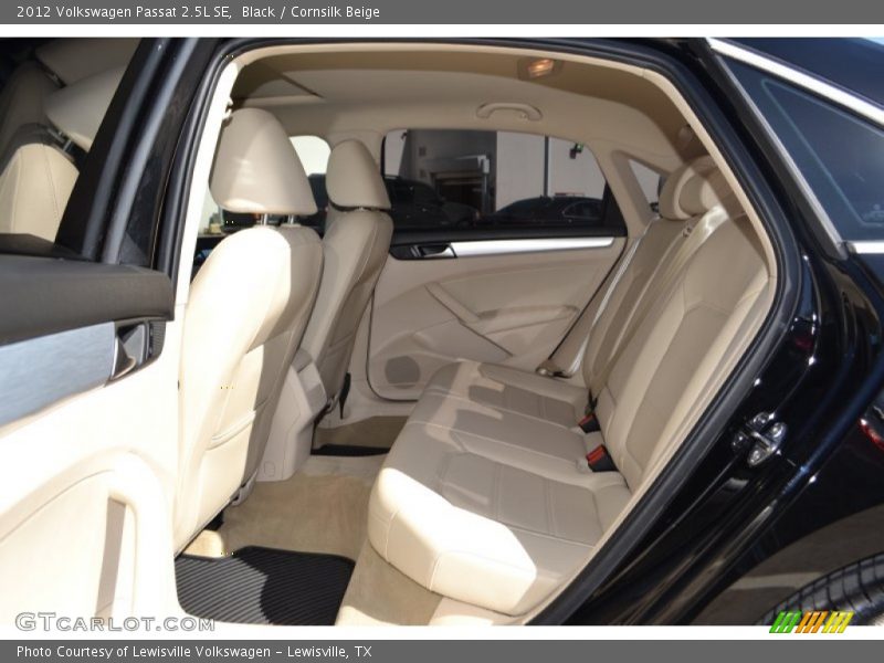 Black / Cornsilk Beige 2012 Volkswagen Passat 2.5L SE