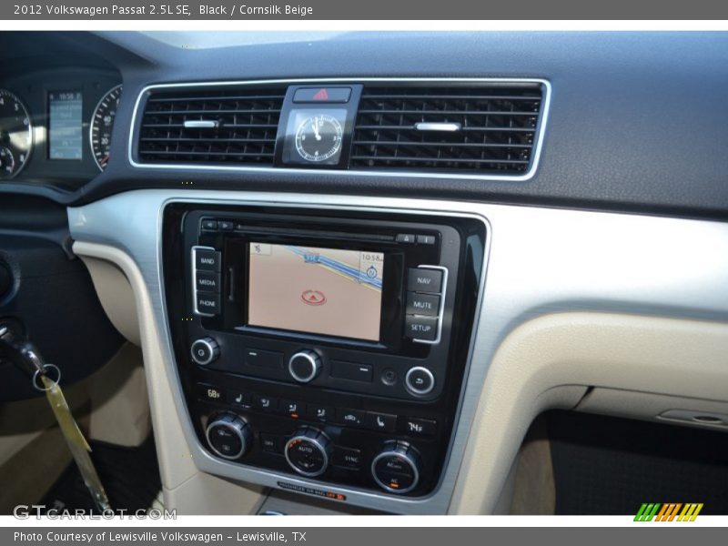 Black / Cornsilk Beige 2012 Volkswagen Passat 2.5L SE