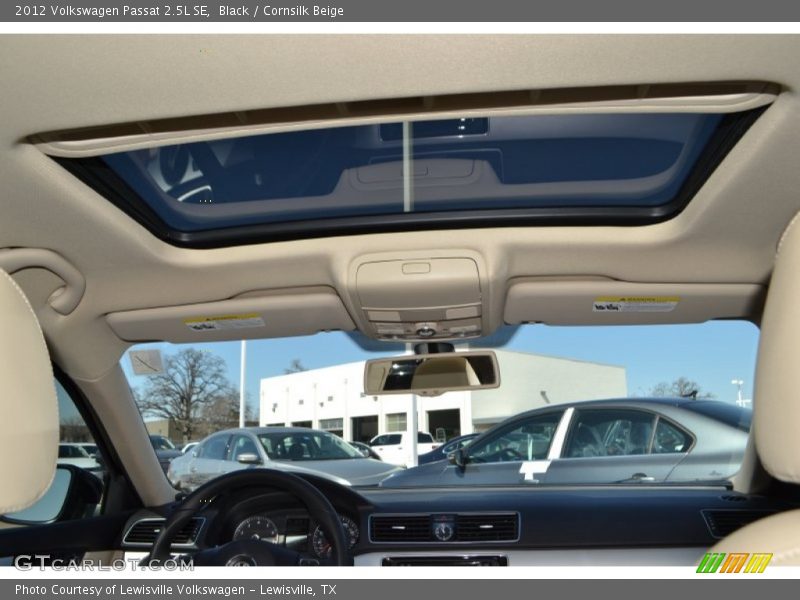 Black / Cornsilk Beige 2012 Volkswagen Passat 2.5L SE