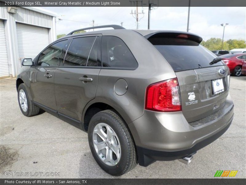 Mineral Gray Metallic / Medium Light Stone 2013 Ford Edge SEL