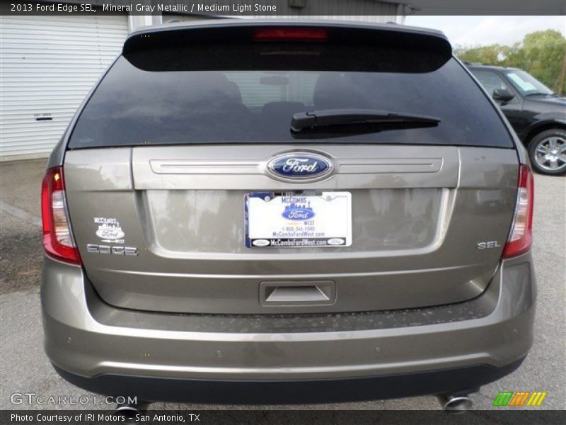 Mineral Gray Metallic / Medium Light Stone 2013 Ford Edge SEL