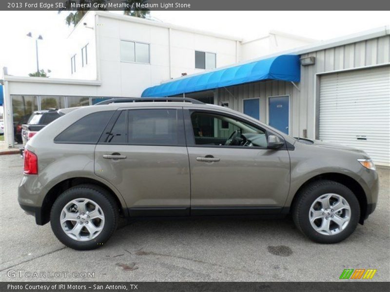 Mineral Gray Metallic / Medium Light Stone 2013 Ford Edge SEL