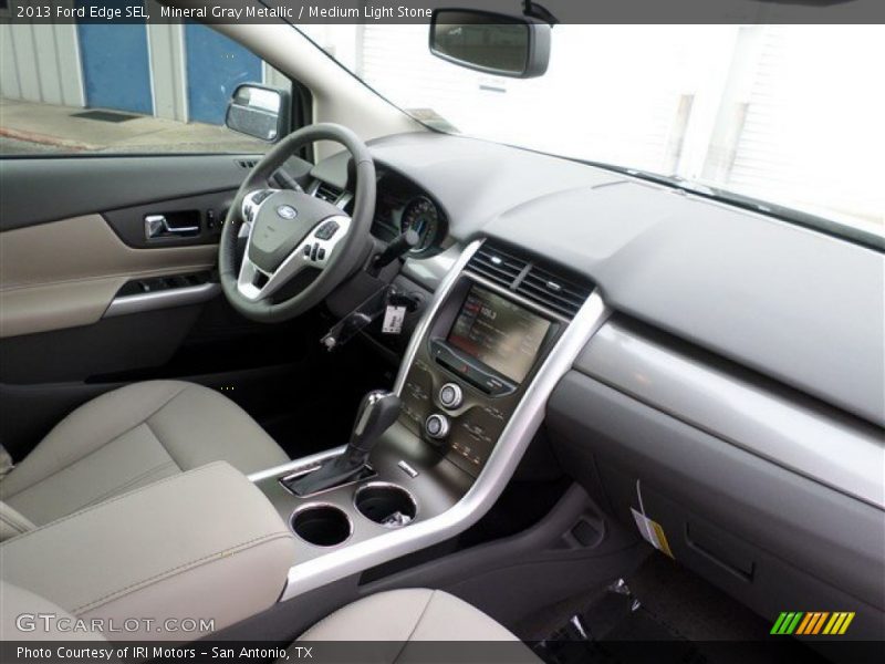 Mineral Gray Metallic / Medium Light Stone 2013 Ford Edge SEL
