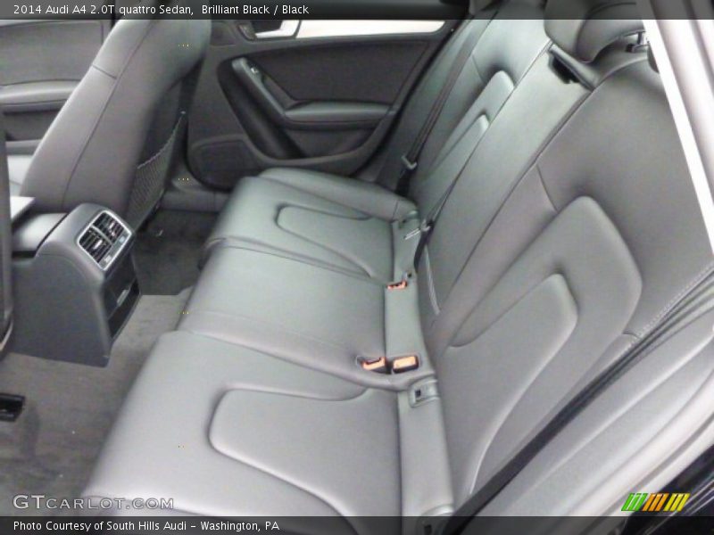 Rear Seat of 2014 A4 2.0T quattro Sedan