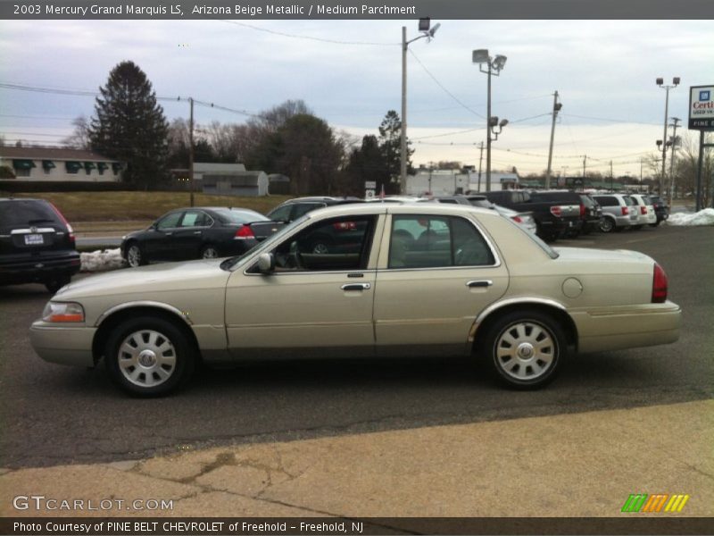 Arizona Beige Metallic / Medium Parchment 2003 Mercury Grand Marquis LS