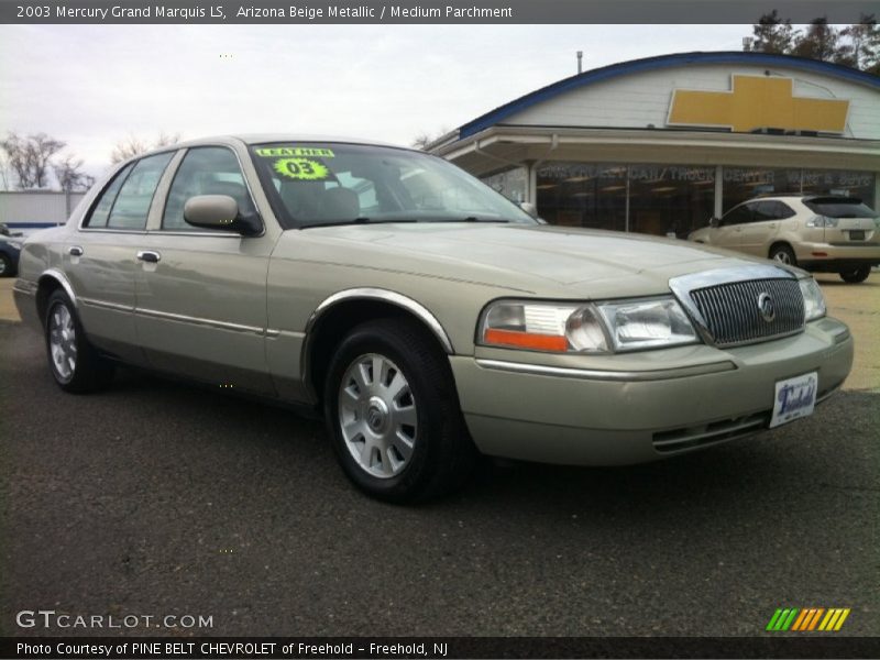 Arizona Beige Metallic / Medium Parchment 2003 Mercury Grand Marquis LS