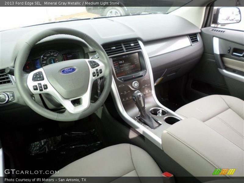 Mineral Gray Metallic / Medium Light Stone 2013 Ford Edge SEL