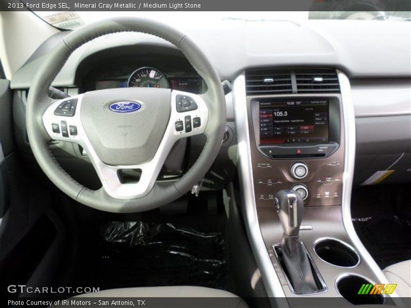 Mineral Gray Metallic / Medium Light Stone 2013 Ford Edge SEL