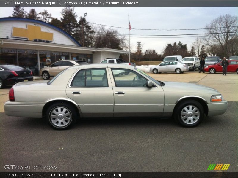 Arizona Beige Metallic / Medium Parchment 2003 Mercury Grand Marquis LS