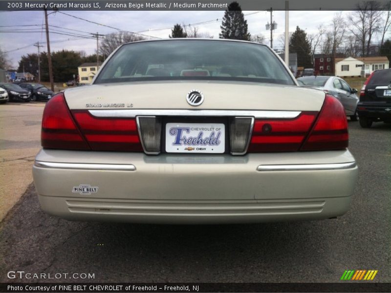 Arizona Beige Metallic / Medium Parchment 2003 Mercury Grand Marquis LS