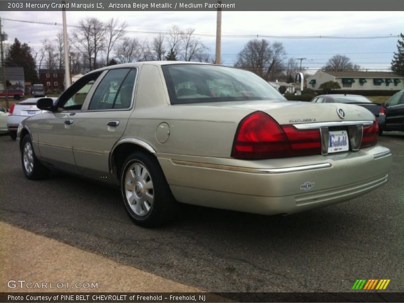 Arizona Beige Metallic / Medium Parchment 2003 Mercury Grand Marquis LS