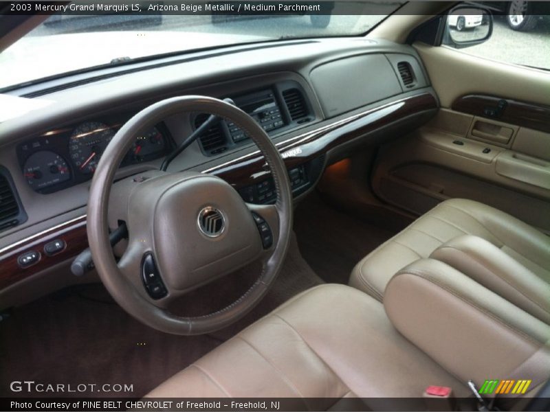 Arizona Beige Metallic / Medium Parchment 2003 Mercury Grand Marquis LS