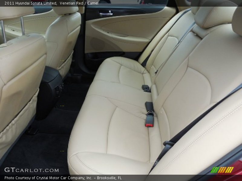 Venetian Red / Camel 2011 Hyundai Sonata Limited