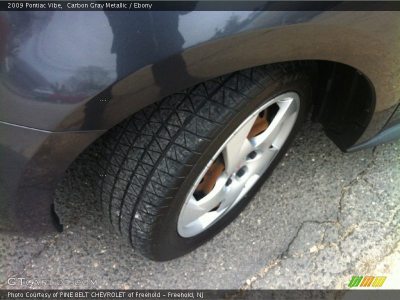 Carbon Gray Metallic / Ebony 2009 Pontiac Vibe