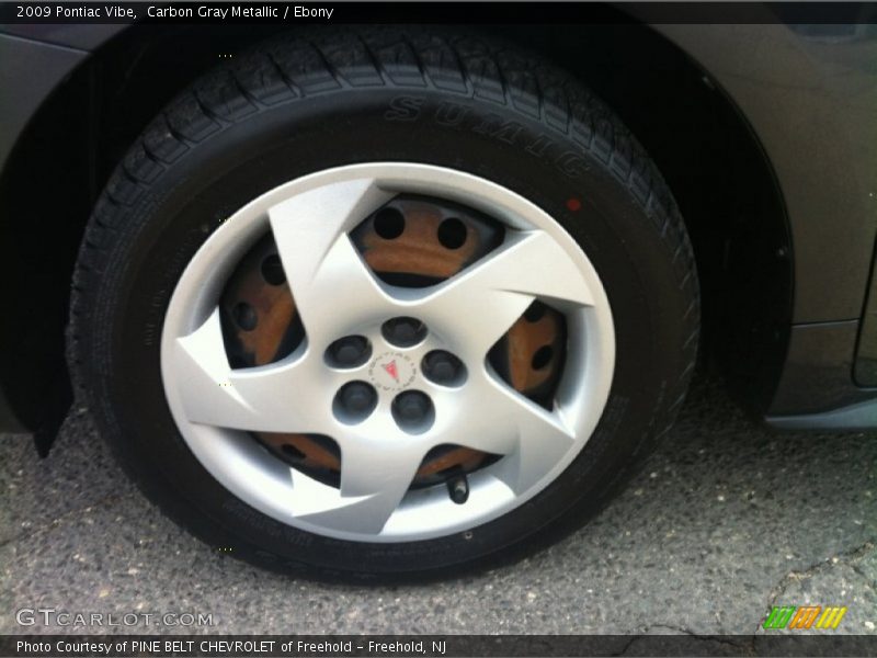 Carbon Gray Metallic / Ebony 2009 Pontiac Vibe