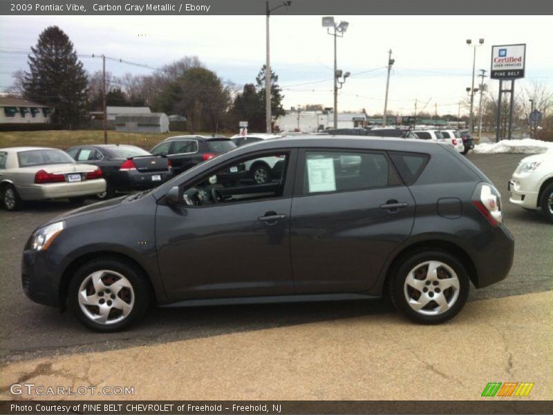 Carbon Gray Metallic / Ebony 2009 Pontiac Vibe